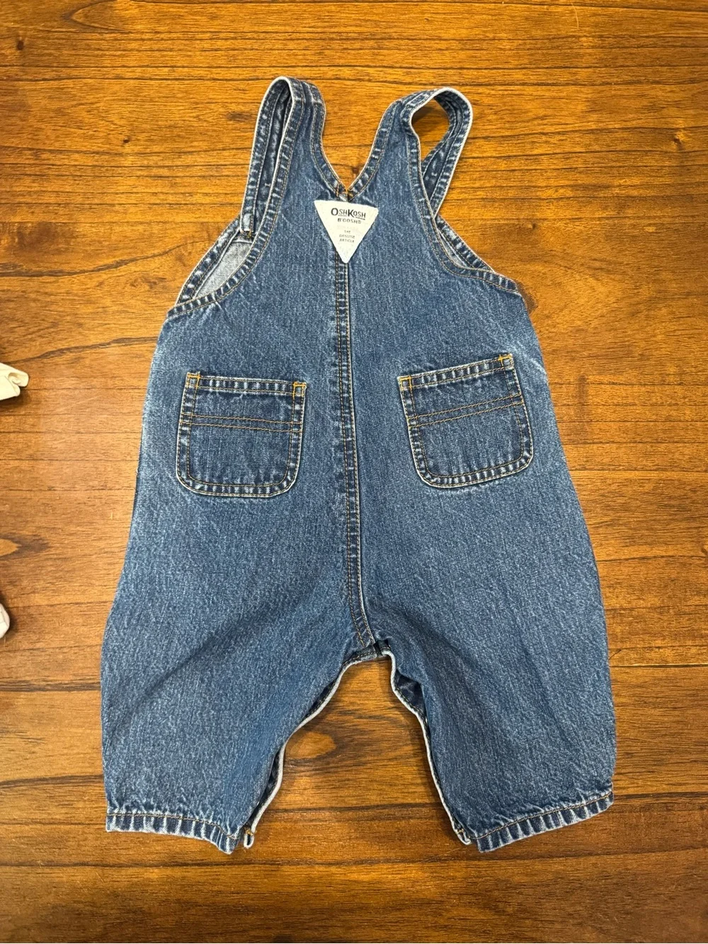 Vintage OshKosh B'gosh Vintage-Style Dark Blue Denim Overalls